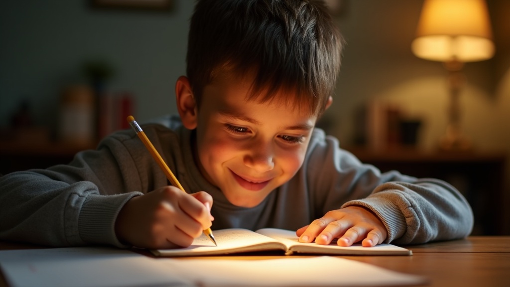 Chico descubriendo la respuesta